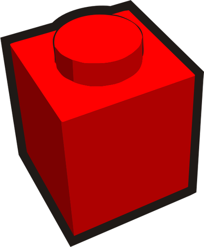 1X1 Kid'S Brick Element Red Clipart
