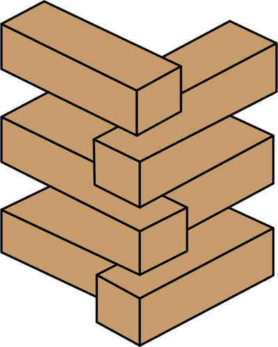 Of Stacked Bricks Clipart
