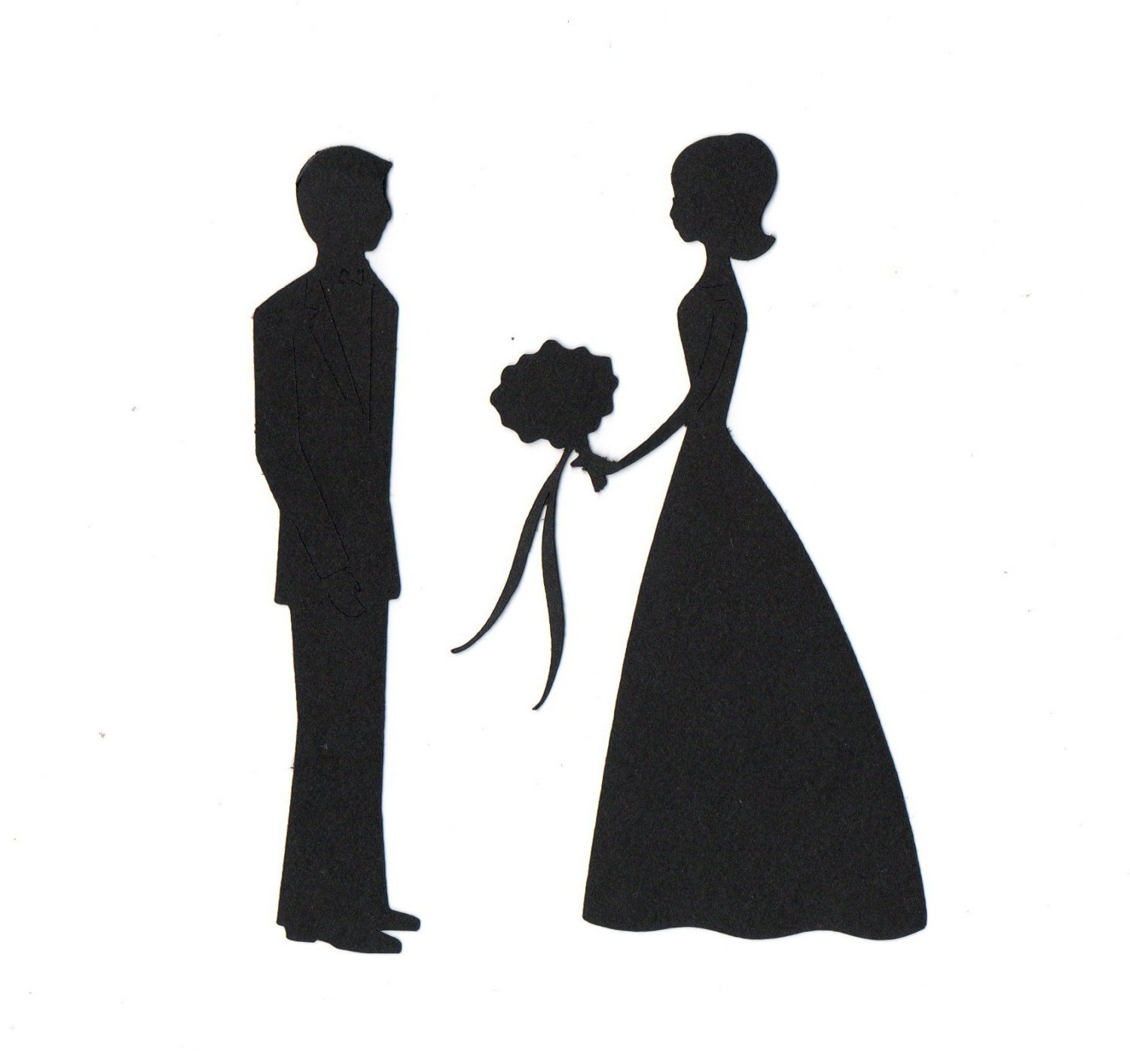 Bride And Groom Cartoon Image Vector For Clipart