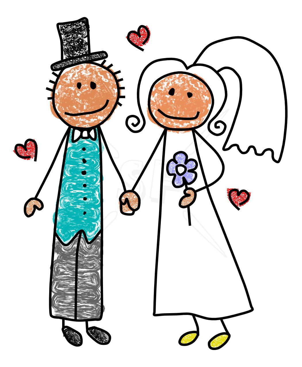 Bride And Groom Kid Png Image Clipart