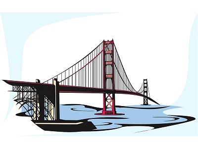 Golden Gate Bridge Hd Image Clipart