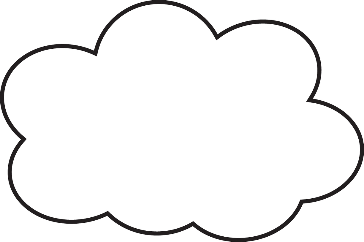Cloud Thought Bubble To Use Resource Clipart
