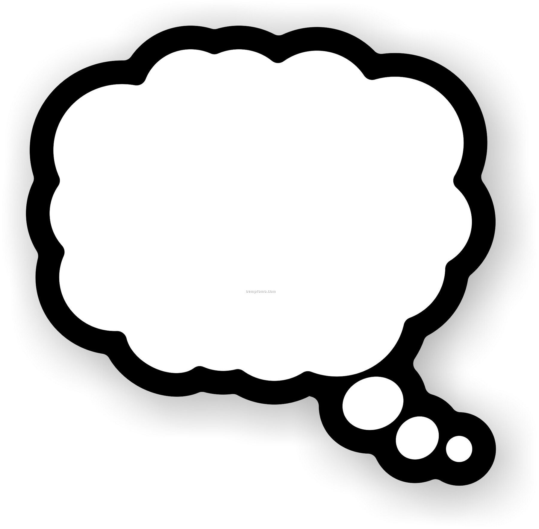 Person Thinking With Thought Bubble Free Download Png Clipart