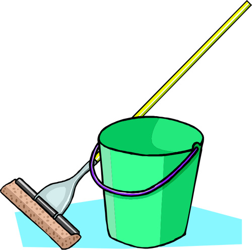 Mop And Bucket Clipart