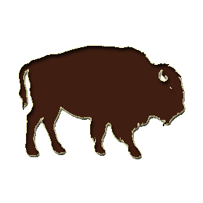 Buffalo Silhouette Kid Free Download Clipart