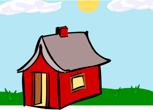 Of Red Booth Home Clipart