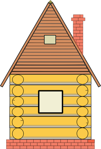Russian Small House Clipart