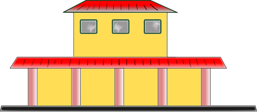 Of Train Station Clipart