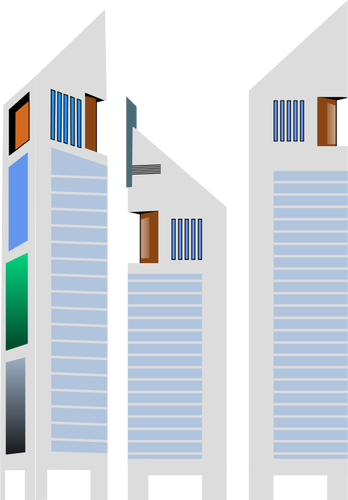 Jumeirah Emirates Tower Hotel Style Building Clipart