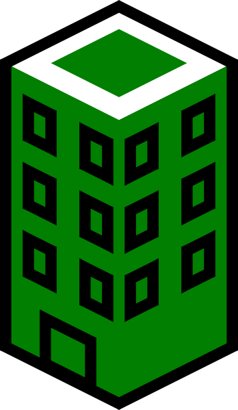 Green Building Png Image Clipart