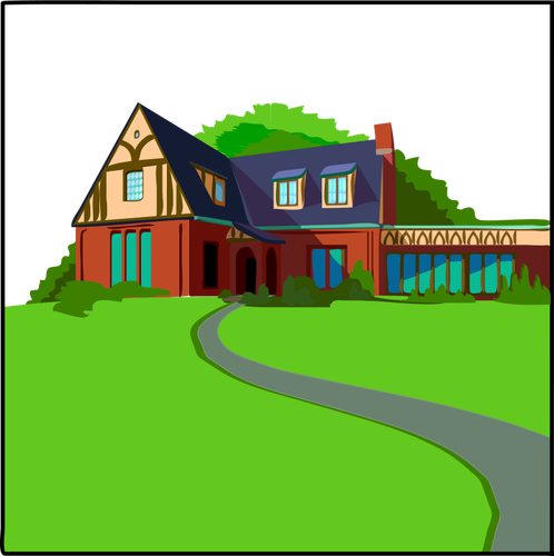 Country House Clipart