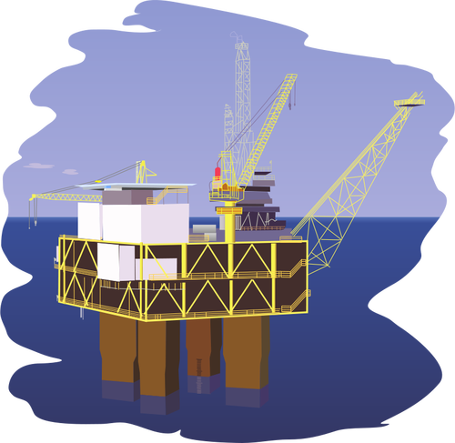 Oil Rig Clipart