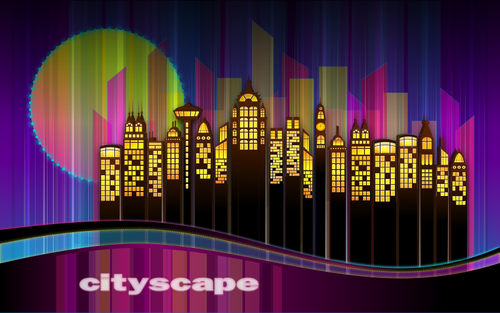 Of Cityscape Skyline Clipart