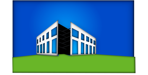 Commercial Building Clipart