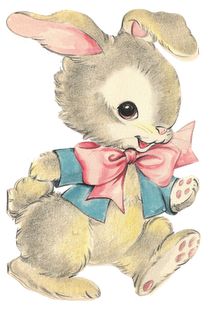 Vintage Easter Bunny Nanalulu Download Png Clipart