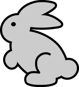 Bunny Black And White Images Image Png Clipart