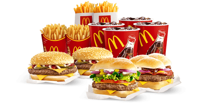 Hamburger Mcdonald'S Restaurant Food Fries Cheeseburger Fast Clipart