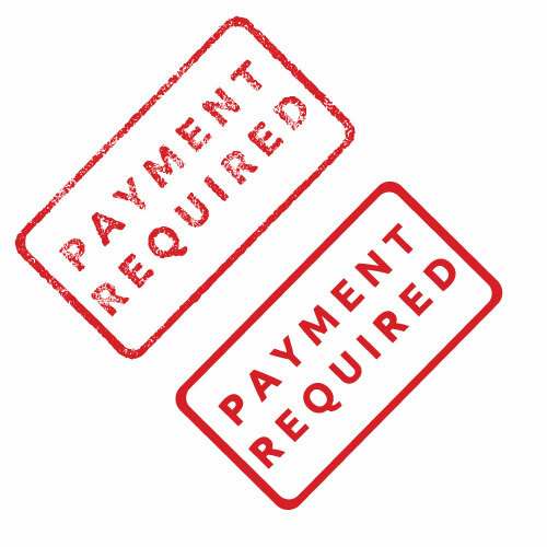Payment Required Business Stamp 1 Clipart
