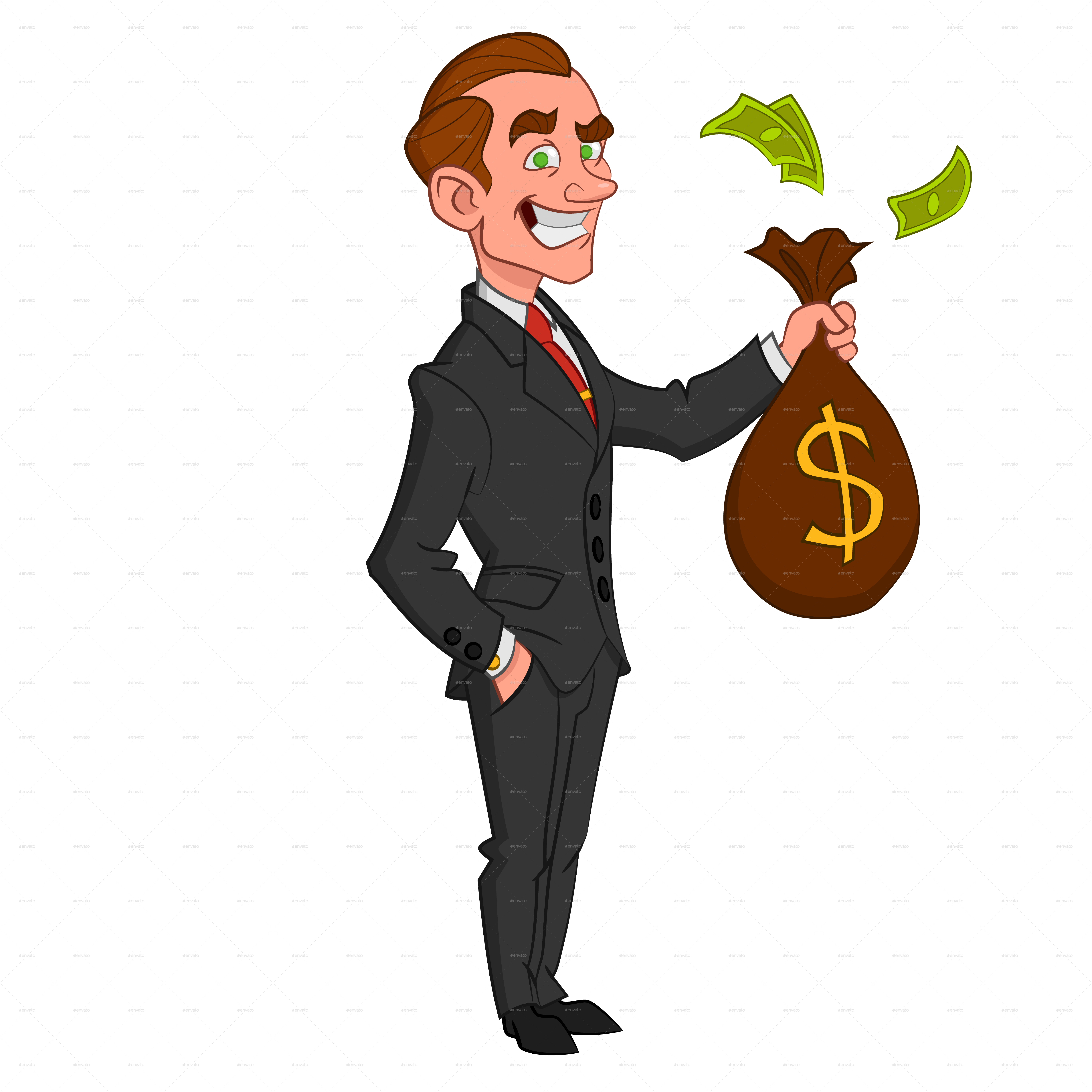 Businessman Businessperson Cartoon Free Transparent Image HQ Clipart