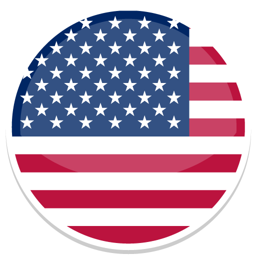 United Usa Of States Flag Pattern Line Clipart