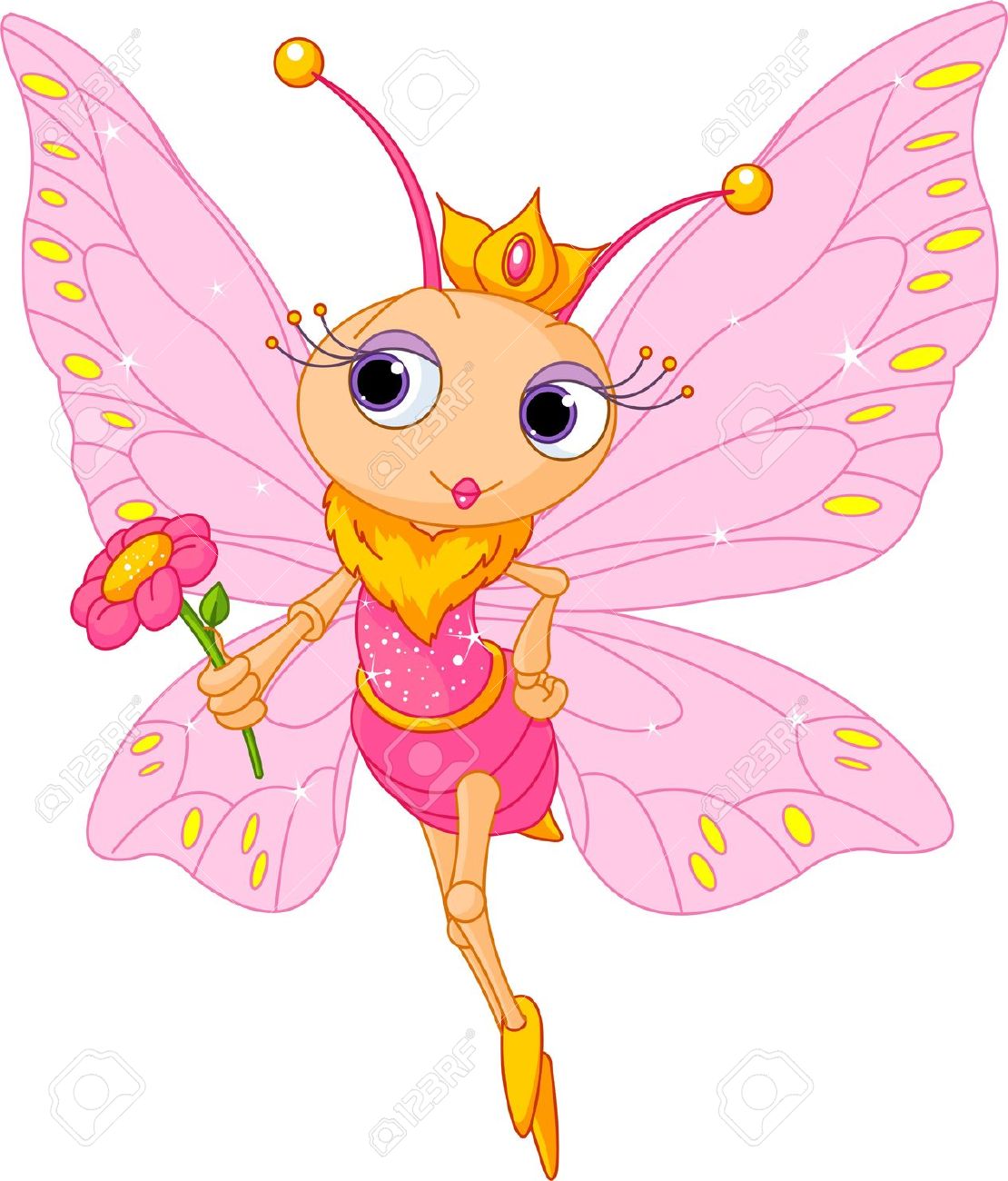 Butterfly Beautiful Butterfly Princess Image Png Clipart