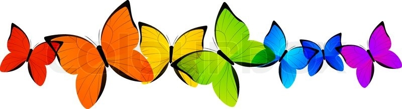 Butterflies Butterfly Border Png Images Clipart