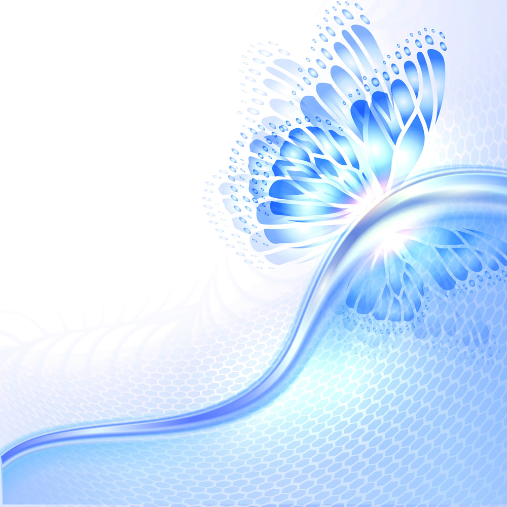 Butterfly Light Abstract Blue Wing HQ Image Free PNG Clipart