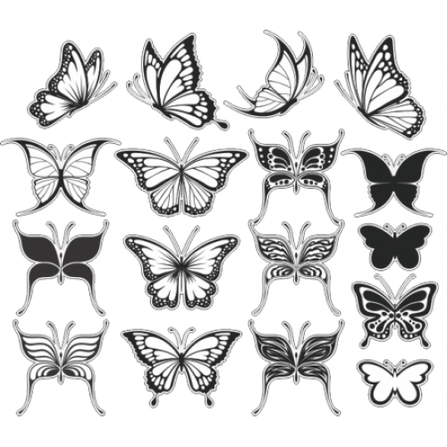 Download Butterfly Tattoo Drawing Download HQ PNG Clipart PNG Free ...