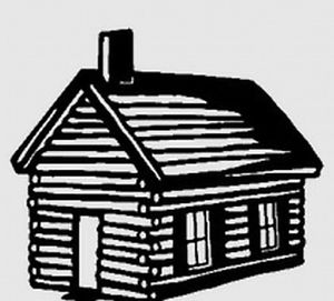 Cabin Black And White Free Download Clipart