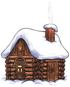 Winter Cabin Png Image Clipart