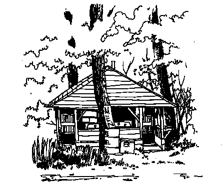 Cabin Black And White Png Image Clipart