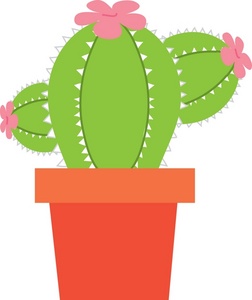 Cactus Image A Cactus With Pink Clipart