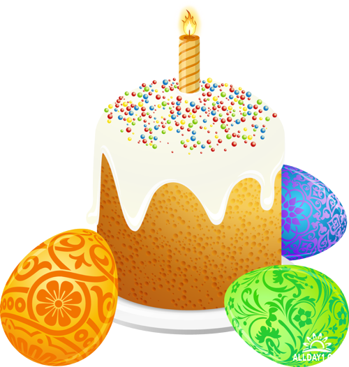 Cake Easter Paska Cupcake PNG Free Photo Clipart