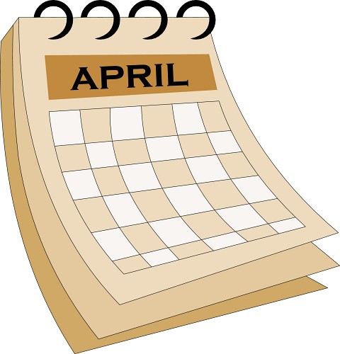 April Calendar April Calendar Hd Photos Clipart