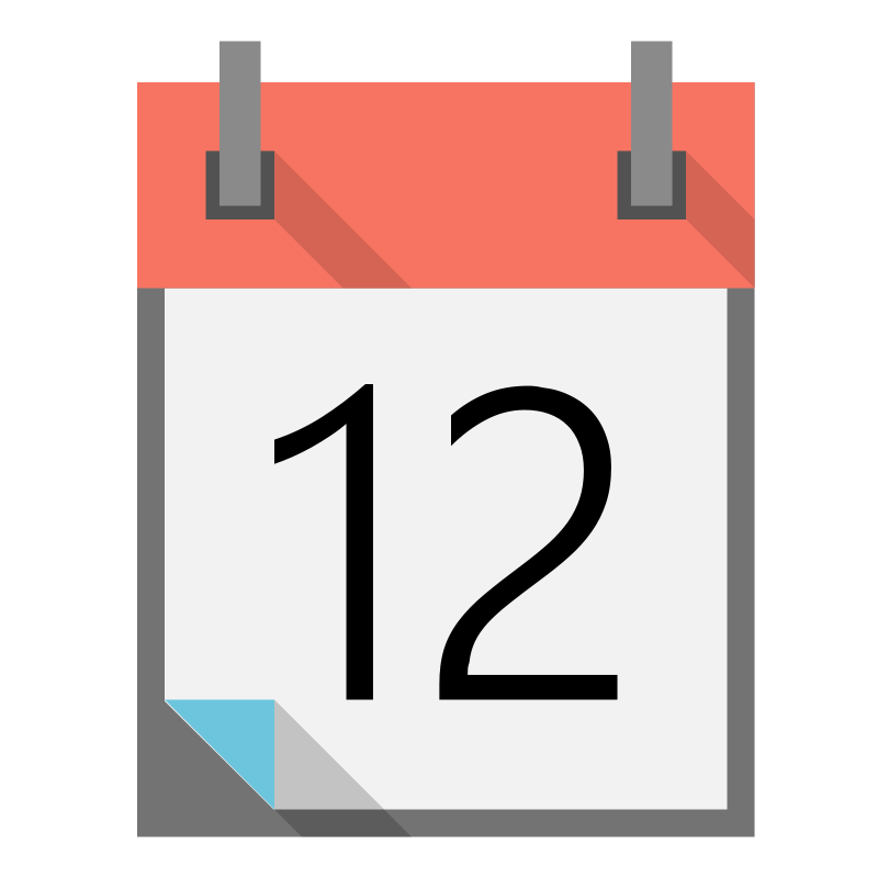 Calendar To Use Transparent Image Clipart