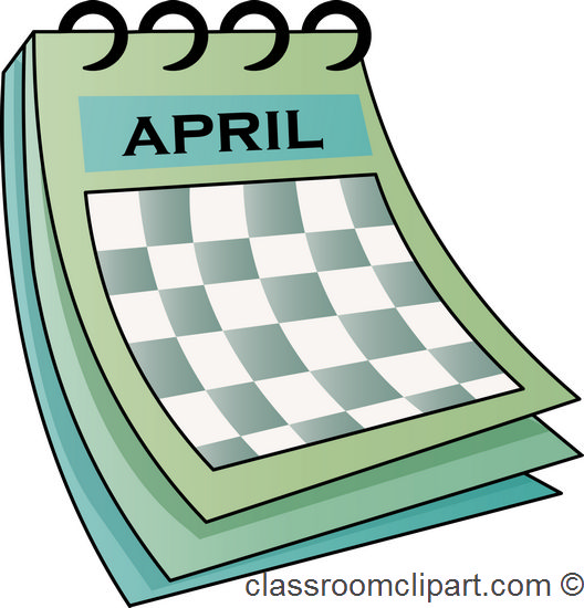 April Calendar Dromfhi Top Png Image Clipart