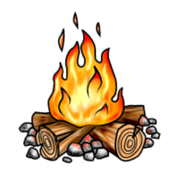 Campfire Clear Pencil And In Color Campfire Clipart