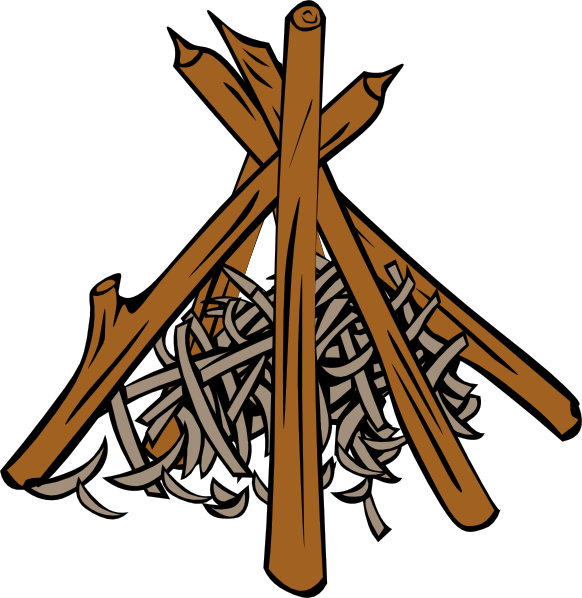 Campfires And Cooking Cranes At Vector Clipart