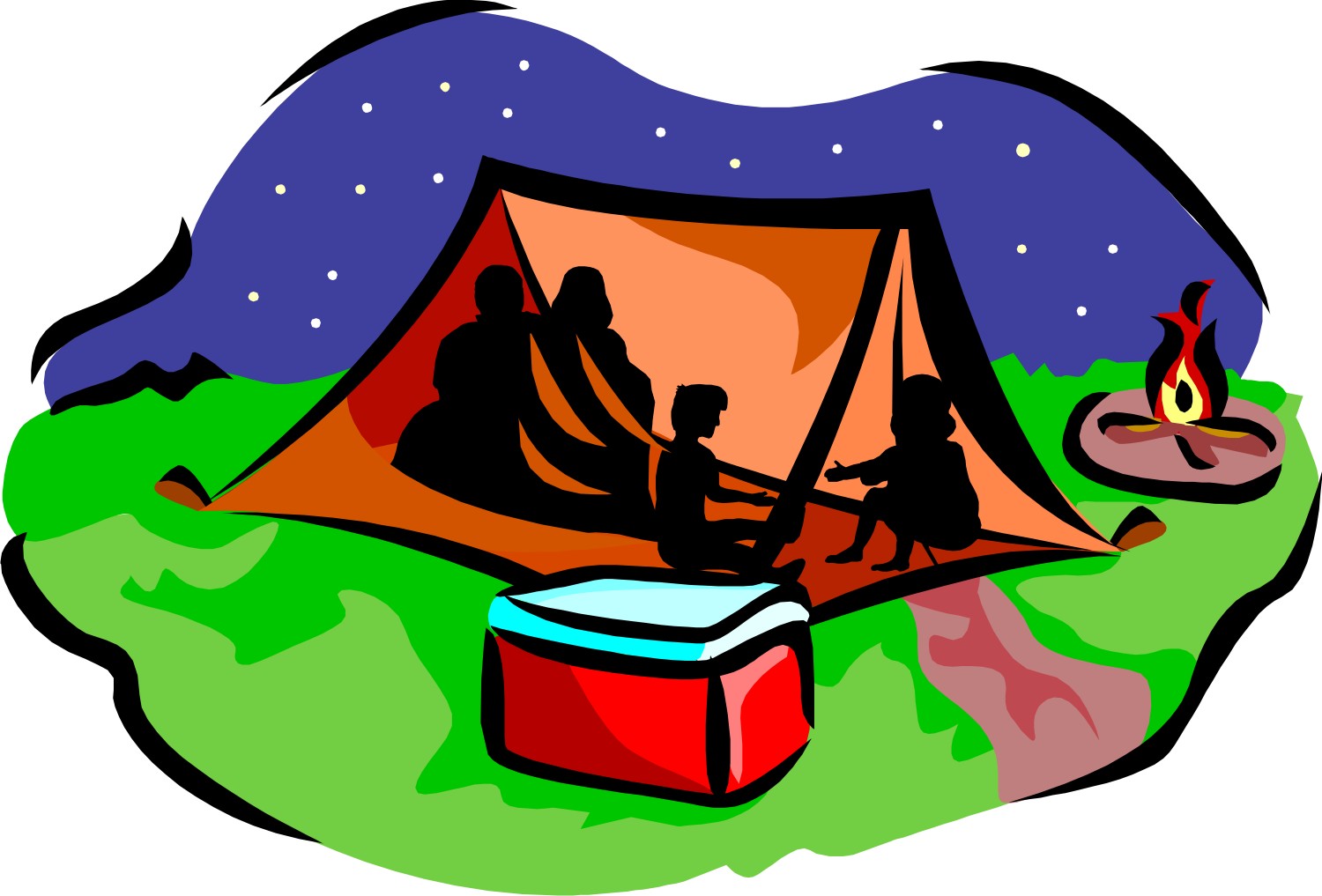 Kids Camping Dromfib Top Transparent Image Clipart