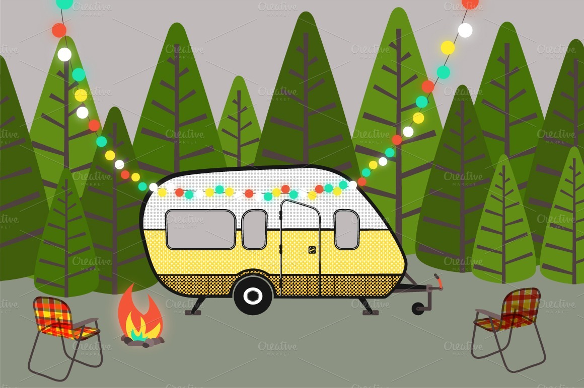 Rv Camping Dromfgo Top Free Download Clipart