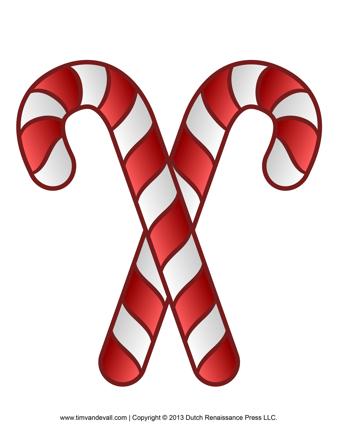 Free Candy Cane Public Domain Christmas Images Clipart
