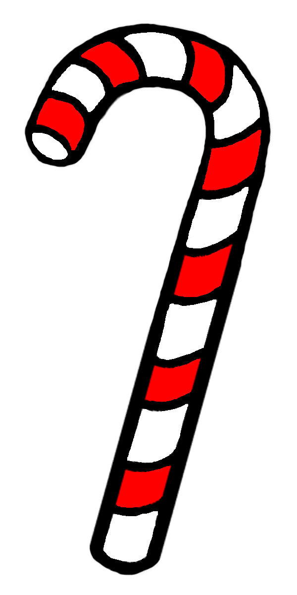 Free Candy Cane Transparent Image Clipart