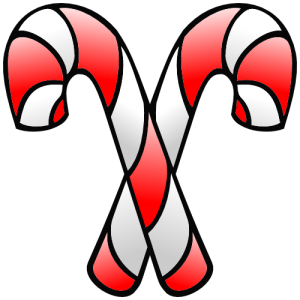 Candy Cane Christmas Peppermint Candycane Borders And Clipart