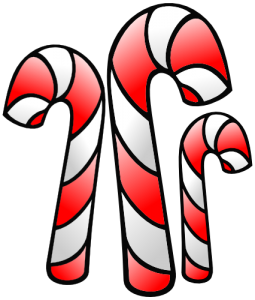 Candy Cane Christmas Peppermint Candycane Borders And Clipart