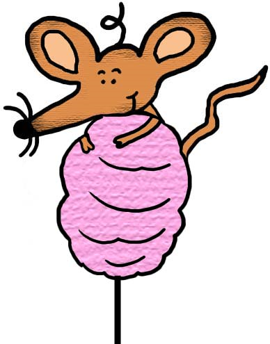 Diy Birthday Blog Printable Cotton Candy Mouse Clipart