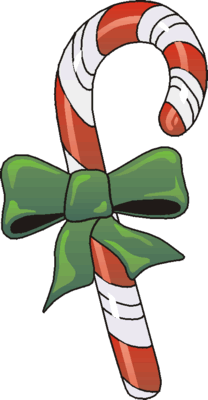 Christmas Candy Cane Pictures And Coloring Pages Clipart