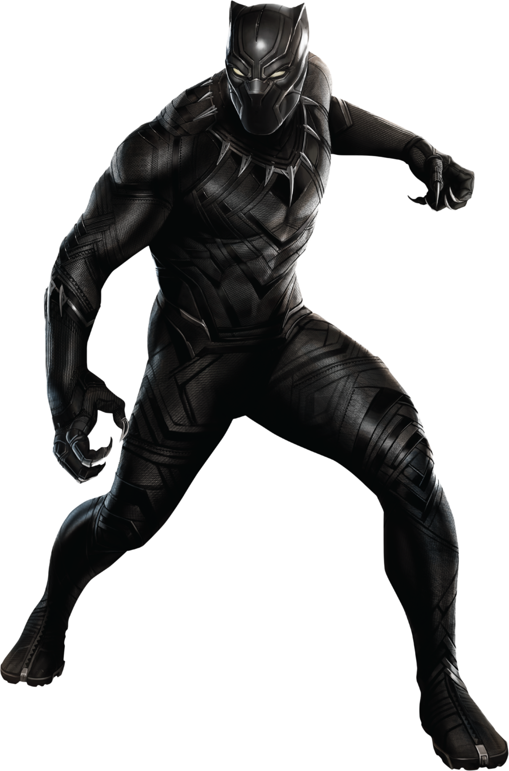 America Panther T'Chaka Widow Black Iron Captain Clipart