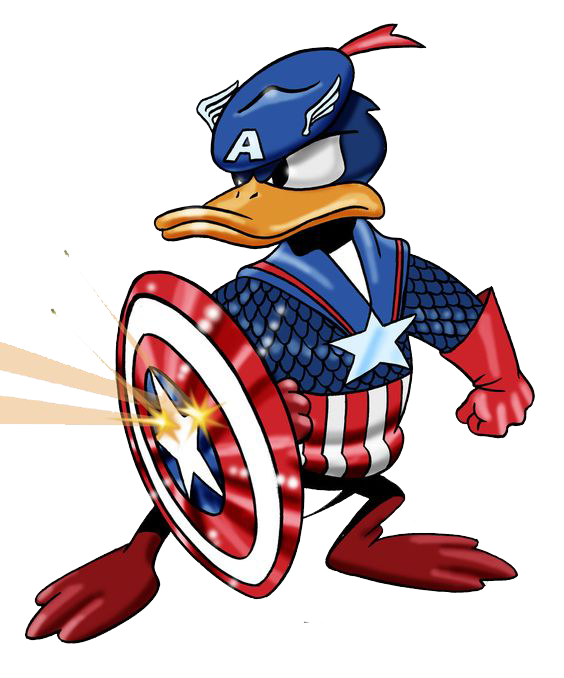 Mickey America T-Shirt Donald Iron Duck Captain Clipart