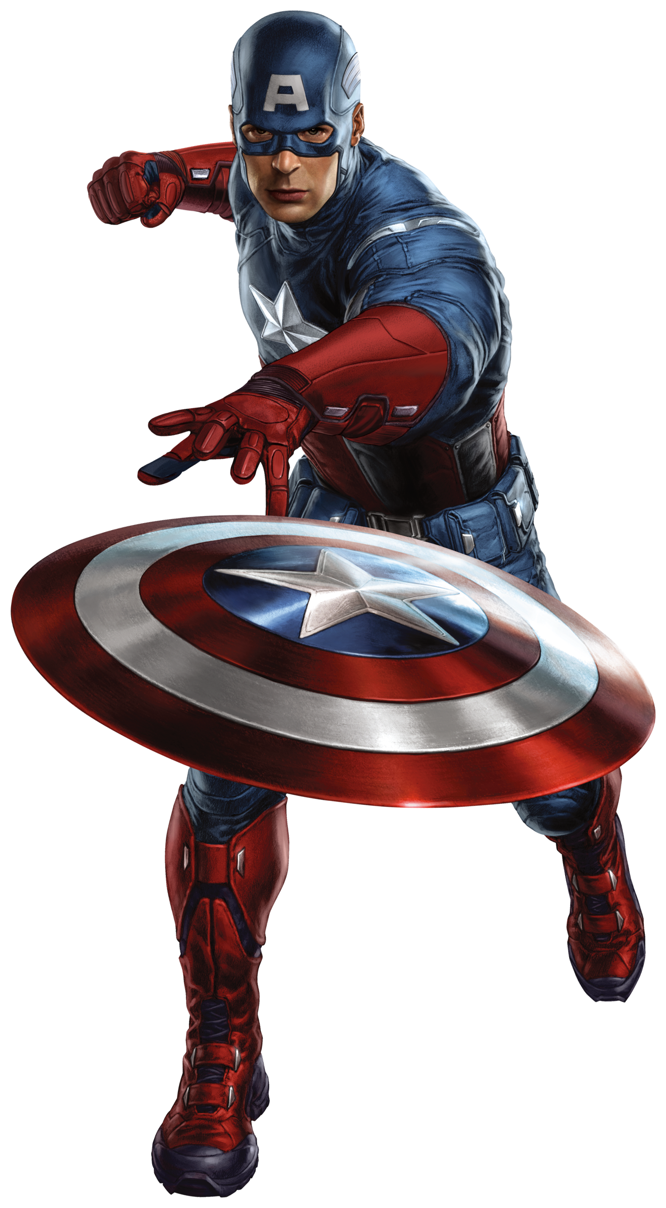 Man America Black Iron The Captain Avengers Clipart