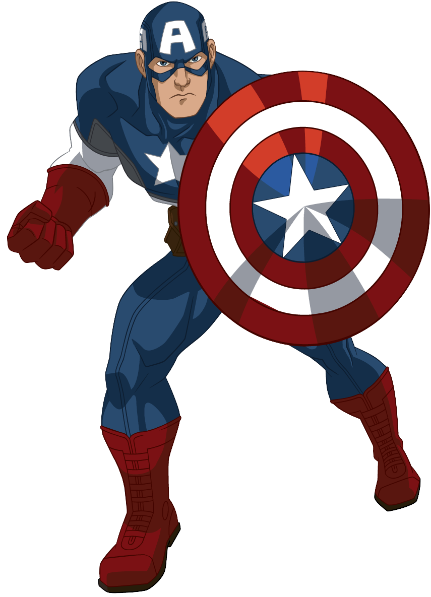 America Comics Spider-Man Captain Cartoon Marvel Clipart